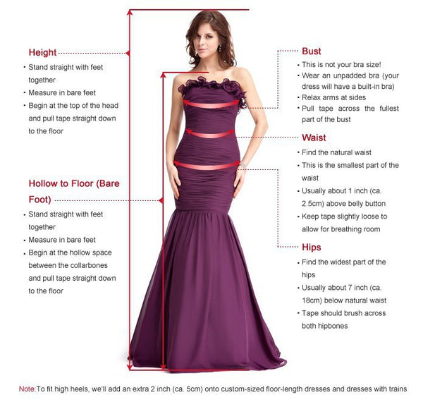 Luxurious beads bodice long chiffon prom dress, long navy blue, burgundy evening dress - FlosLuna